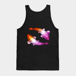 WLW Lesbian LGBTQ Koi Fish Tank Top